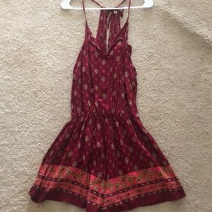 Patterned Flowy Romper